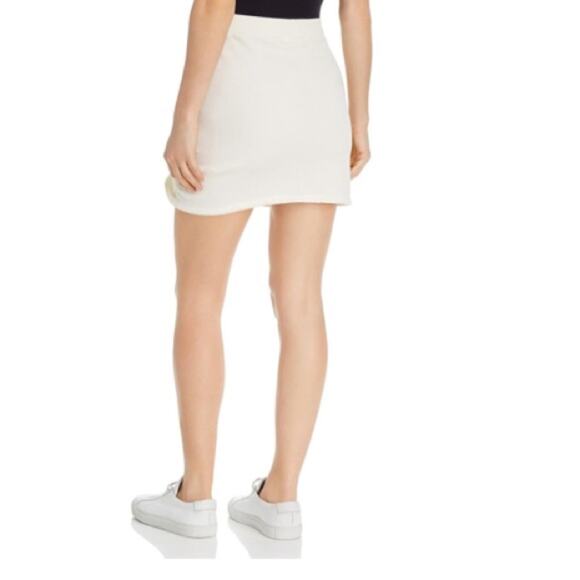 NWT LNA Clothing French Terry Ruched Skirt Sz M - Picture 2 of 8